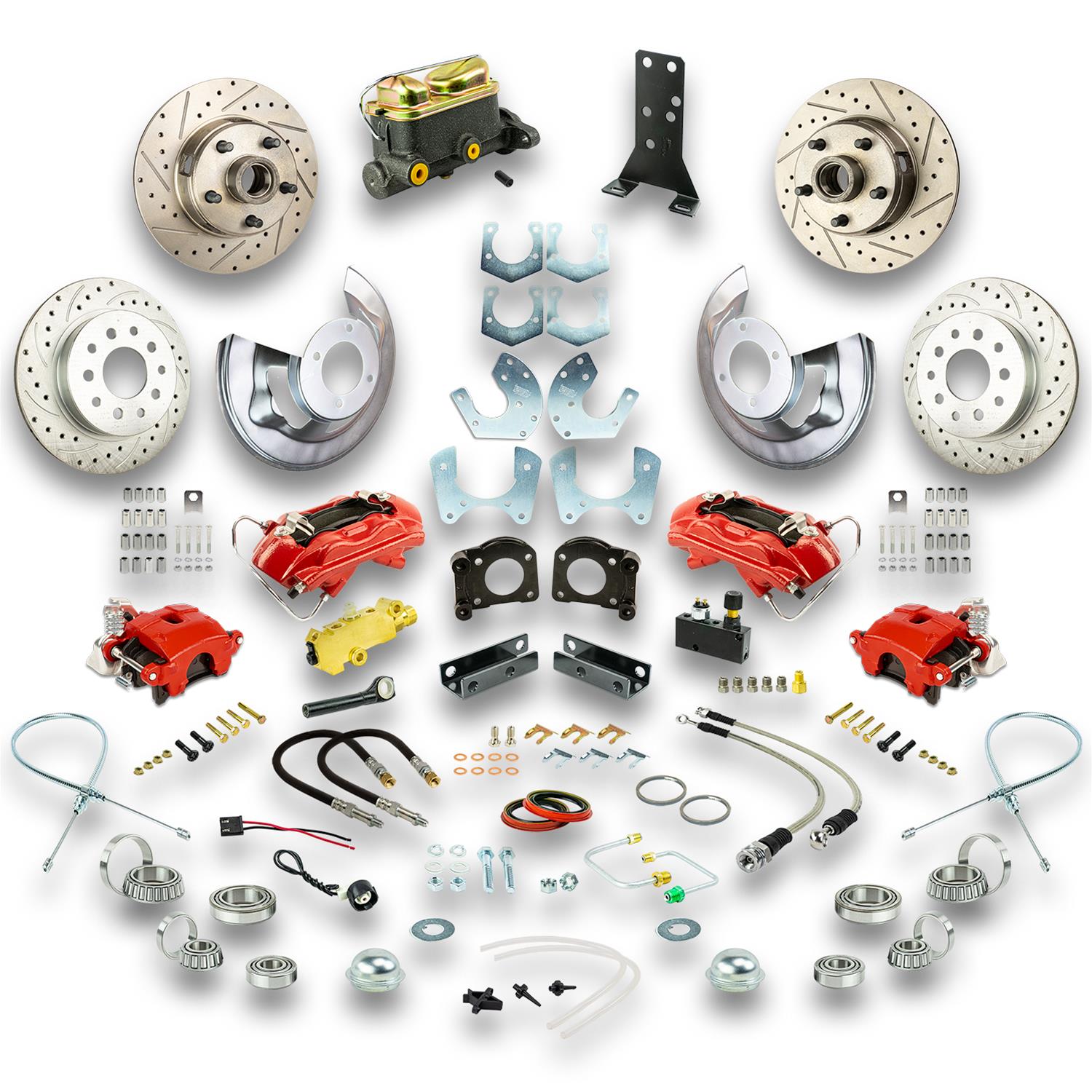 The Right Stuff ZSD6758Z The Right Stuff Street Series Disc Brake Conversion Kits - Zander Auto Parts