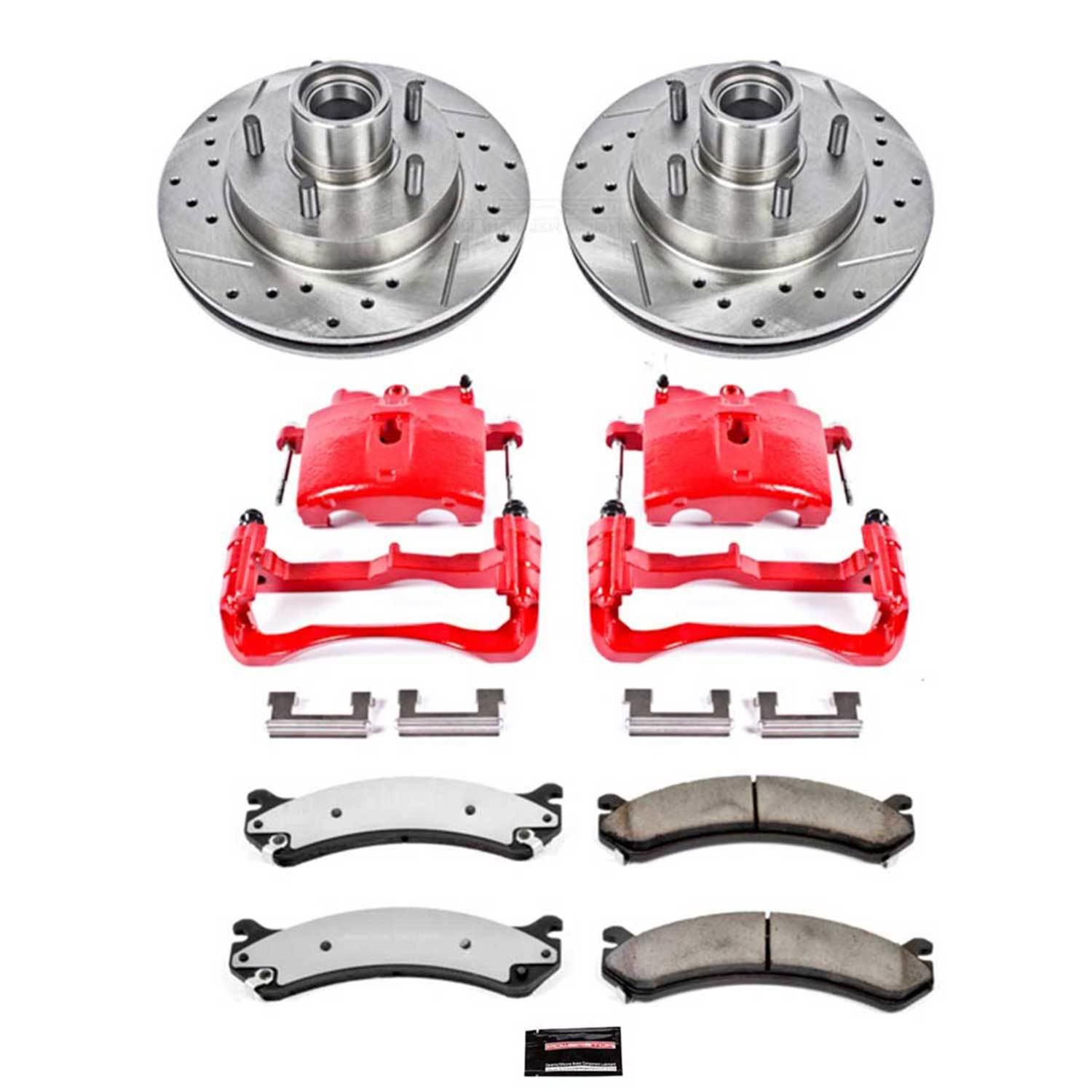 PowerStop KC2071-36 PowerStop Z36 Truck and Tow Brake Upgrade Kits with Calipers - Zander Auto Parts