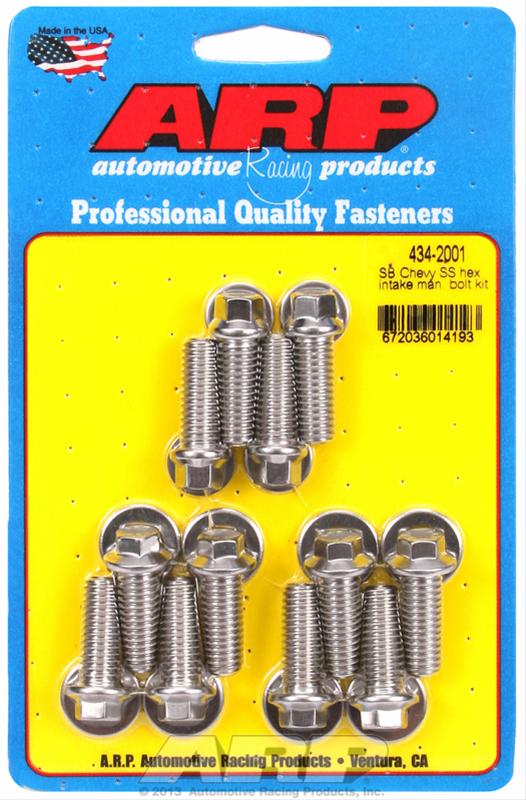 ARP 434-2001 ARP Stainless Steel Intake Manifold Bolt Kits - Zander Auto Parts