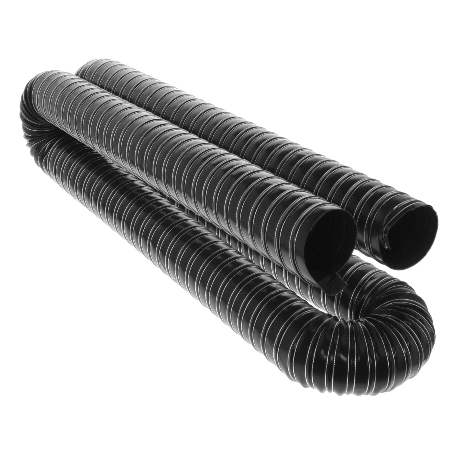 Summit Racing SUM-76152-BLK Summit Racing™ High-Temp Brake Duct Cooling Hoses - Zander Auto Parts