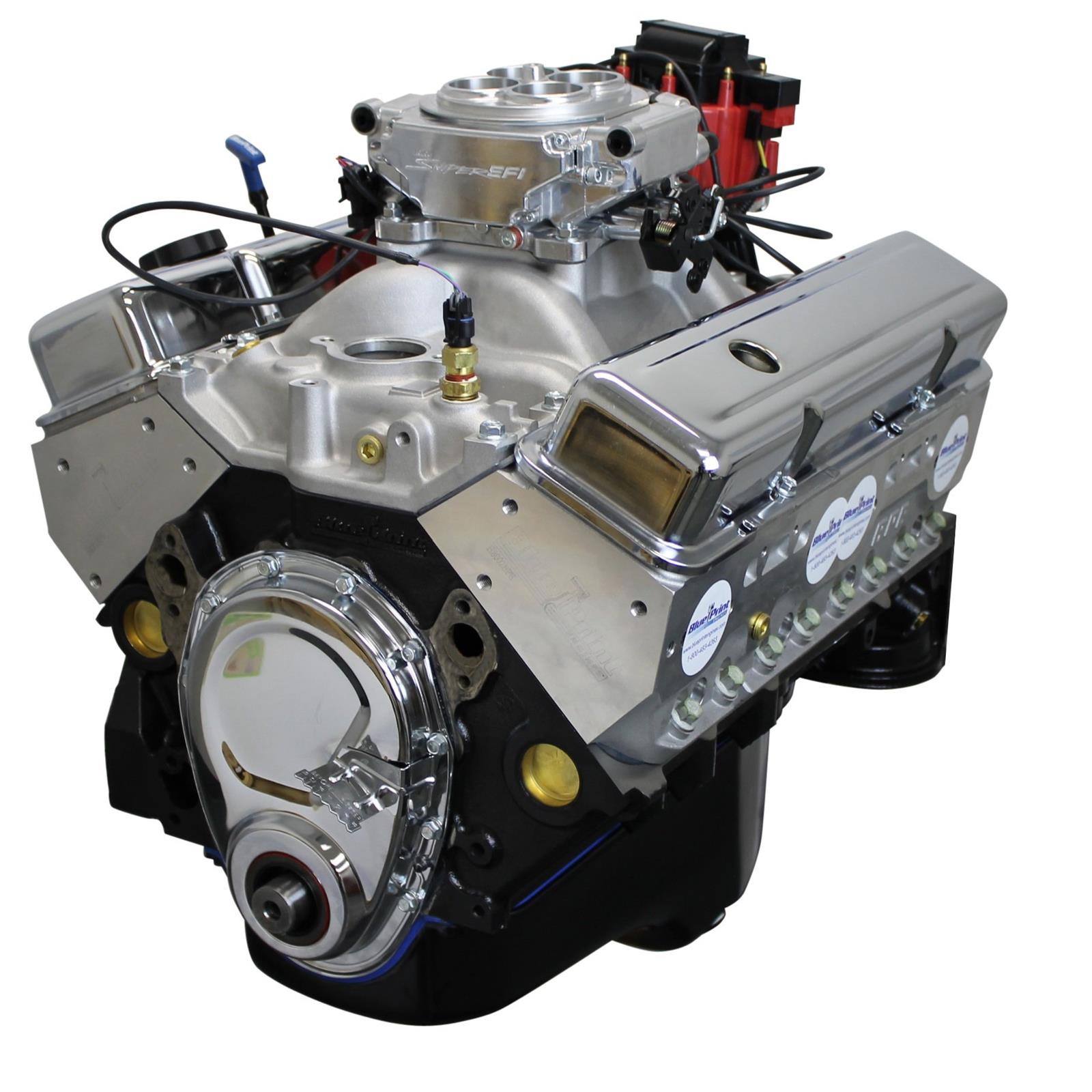 BluePrint Engines BP38318CTF1 BluePrint Engines GM 383 C.I.D. 436 HP Dressed Stroker Long Blocks with Fuel Injection - Zander Auto Parts