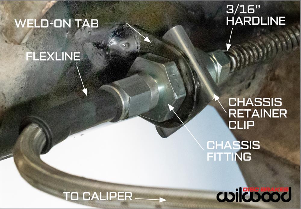 Wilwood Disc Brakes 220-17288 Wilwood Brake Flexline Kits - Zander Auto Parts