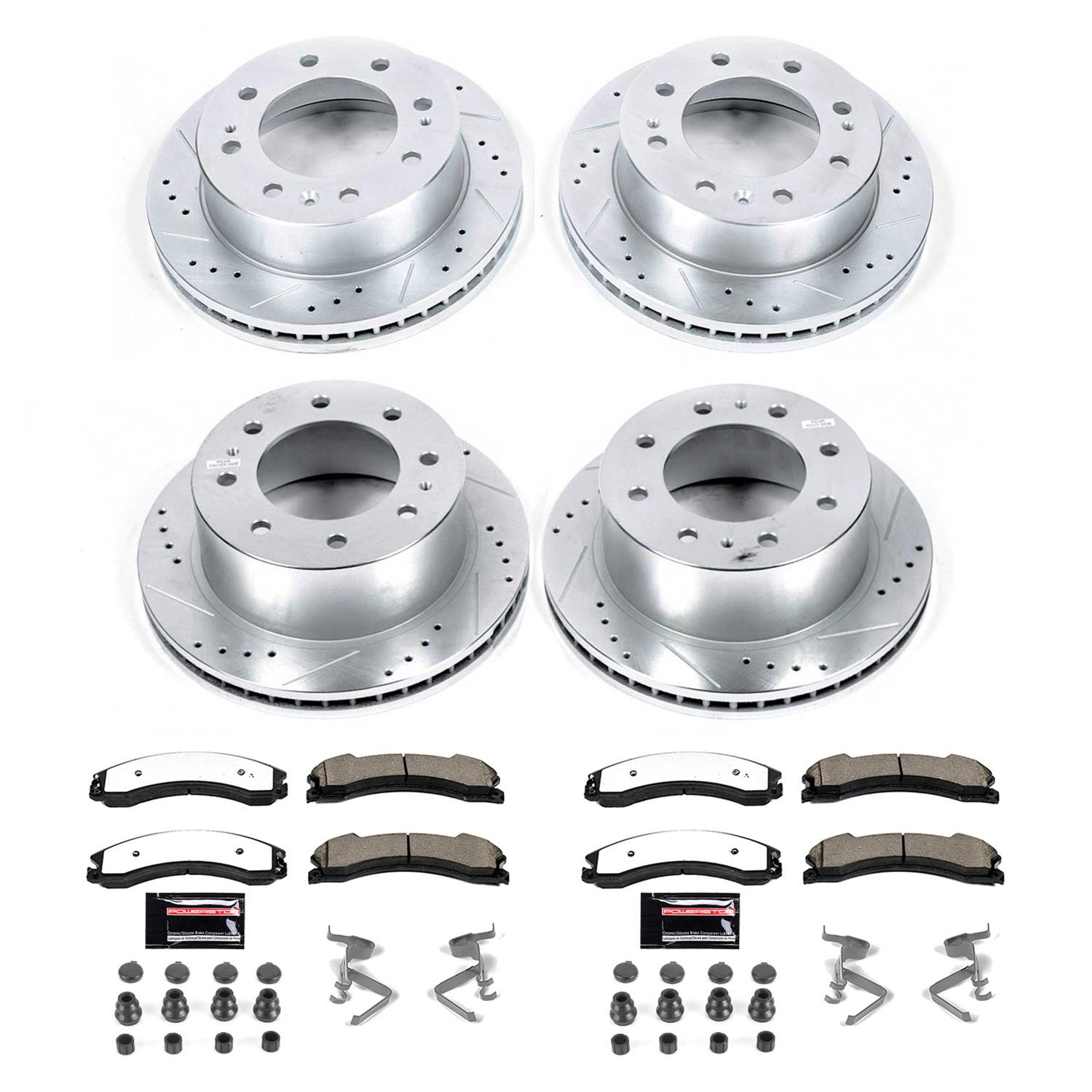 PowerStop K6992-36 PowerStop Z36 Truck and Tow Brake Upgrade Kits - Zander Auto Parts