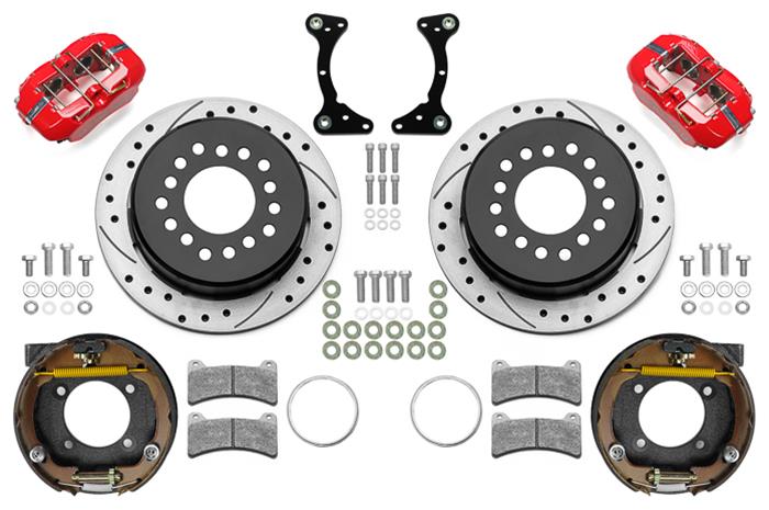 Wilwood Disc Brakes 140-17120-DR Wilwood Forged DynaPro Low-Profile Rear Parking Brake Kits - Zander Auto Parts