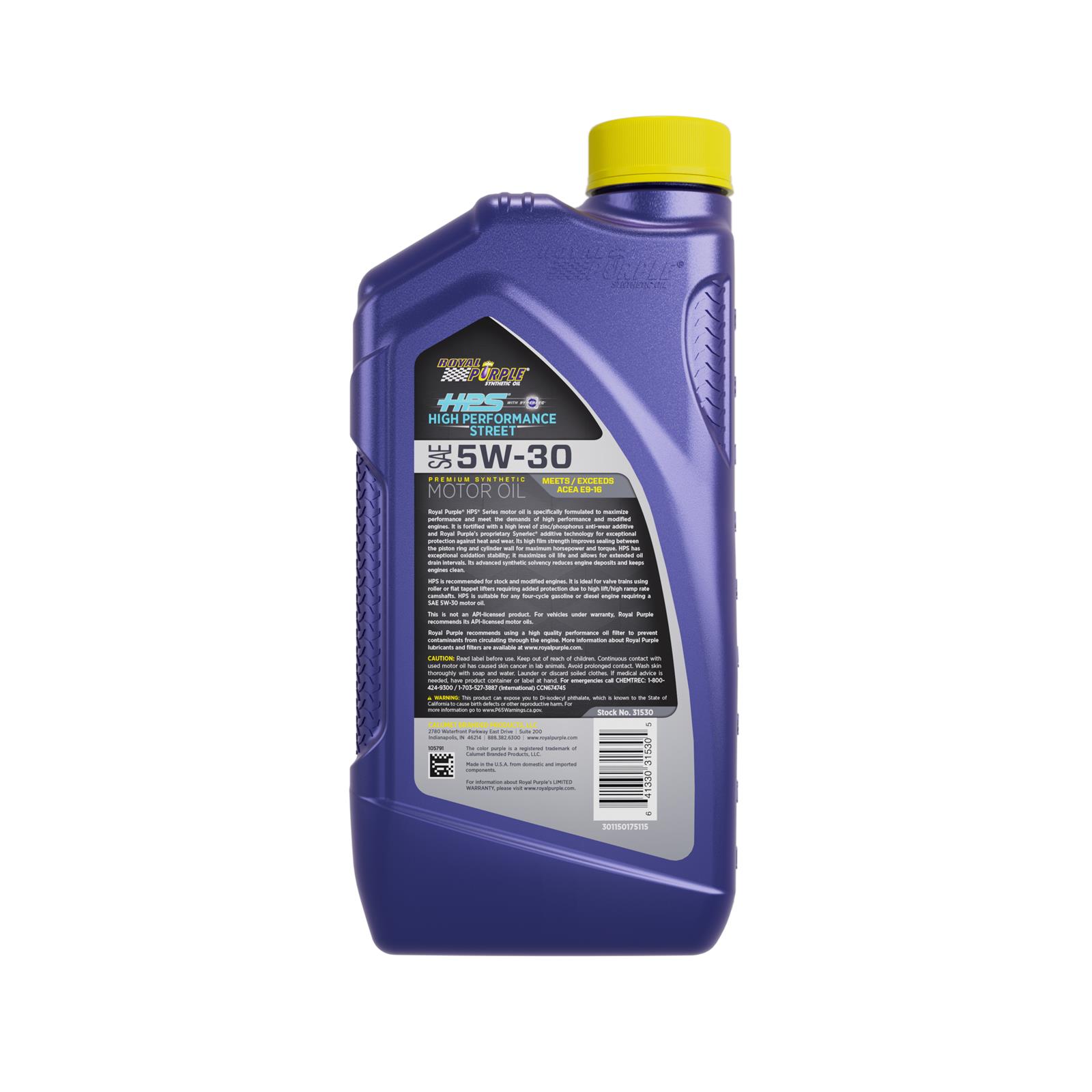Royal Purple 31530 Royal Purple HPS High Performance Street Motor Oil - Zander Auto Parts