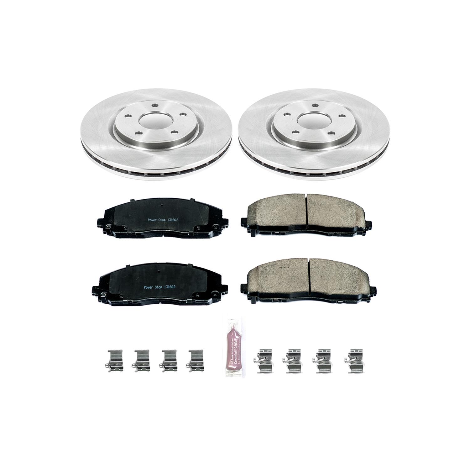 PowerStop KOE5959 PowerStop Z17 Evolution Plus Stock Replacement Brake Kits - Zander Auto Parts