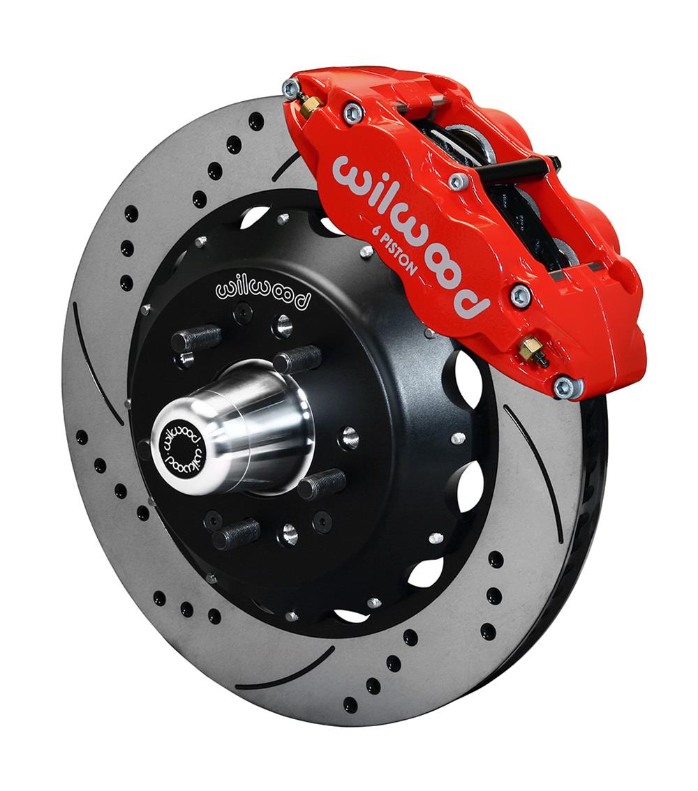Wilwood Disc Brakes 140-15911-DR Wilwood Forged Narrow Superlite 6R Big Brake Front Brake Kits - Zander Auto Parts