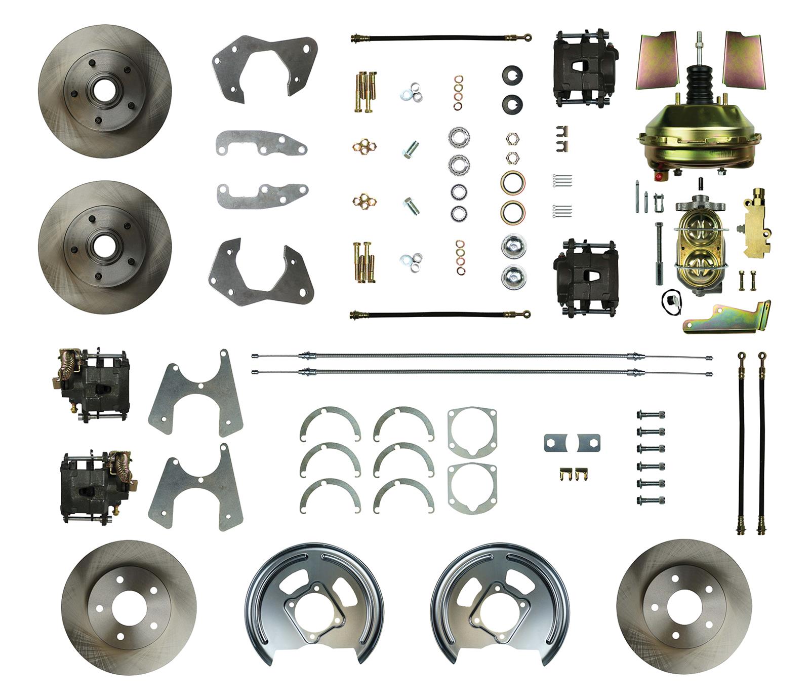 The Right Stuff FSC654DCC The Right Stuff 4-Wheel Disc Brake Conversion Kits - Zander Auto Parts