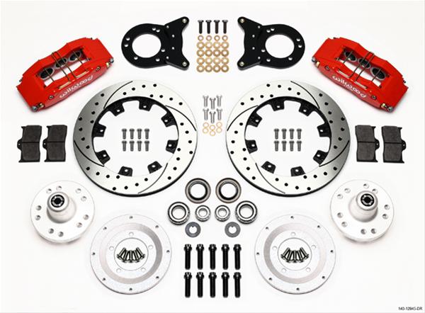 Wilwood Disc Brakes 140-12945-DR Wilwood Forged DynaPro 6 Big Brake Front Brake Kits - Zander Auto Parts