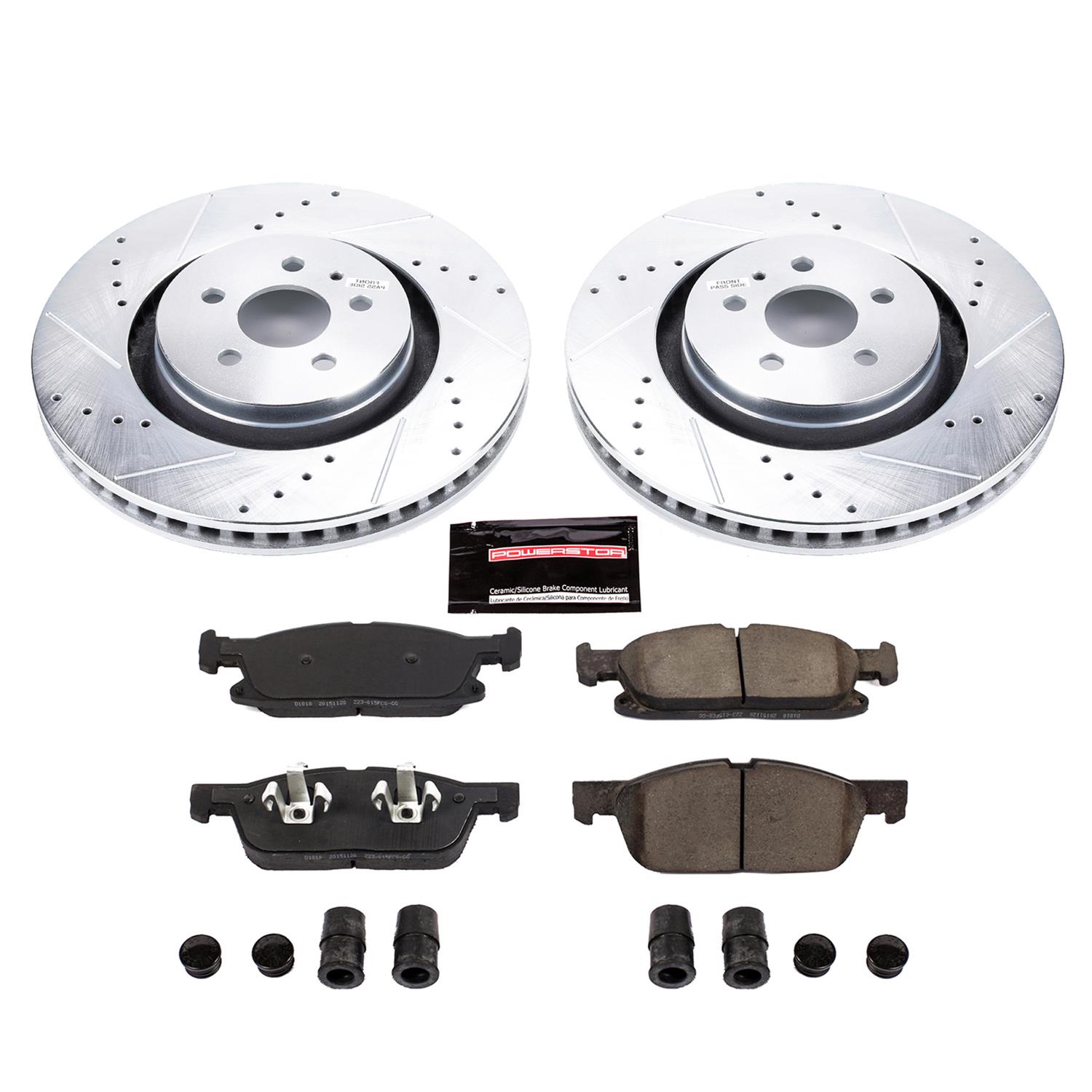 PowerStop K7143 PowerStop Z23 Evolution Sport Brake Upgrade Kits - Zander Auto Parts
