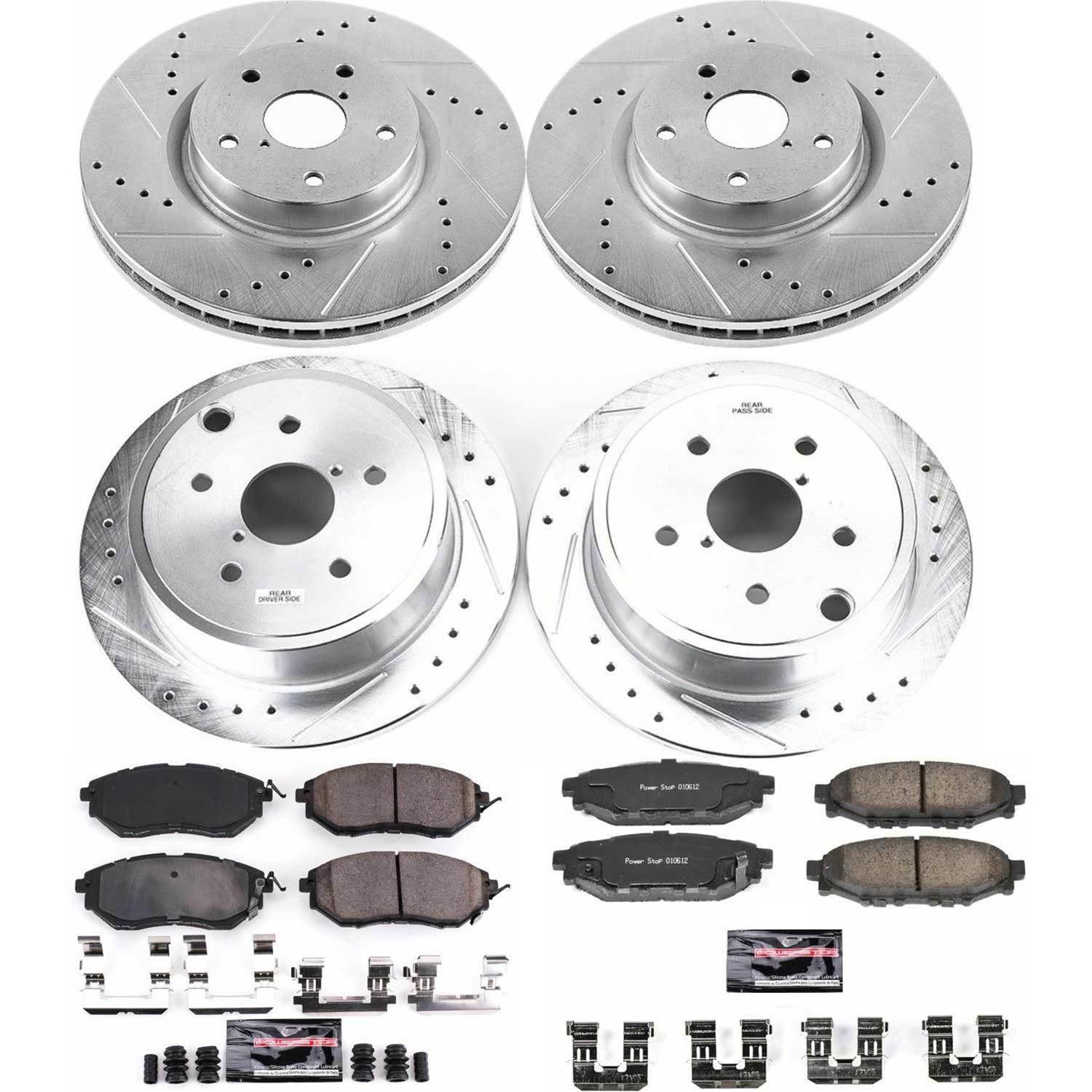 PowerStop K6932 PowerStop Z23 Evolution Sport Brake Upgrade Kits - Zander Auto Parts