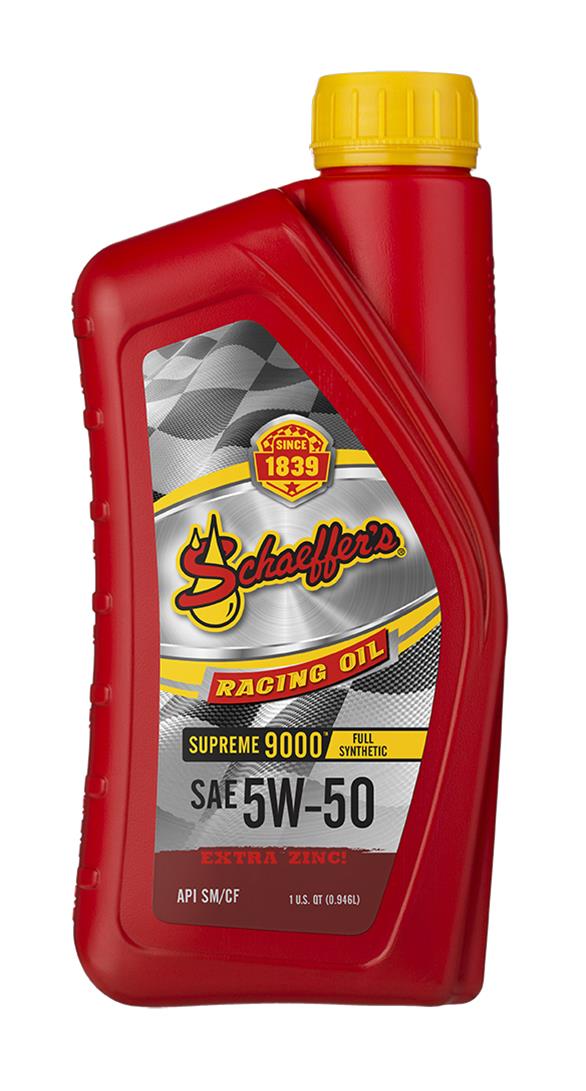 Schaeffer Manufacturing Company 9001-012-1 Schaeffer's Supreme 9000 Full Synthetic Racing Oil - Zander Auto Parts