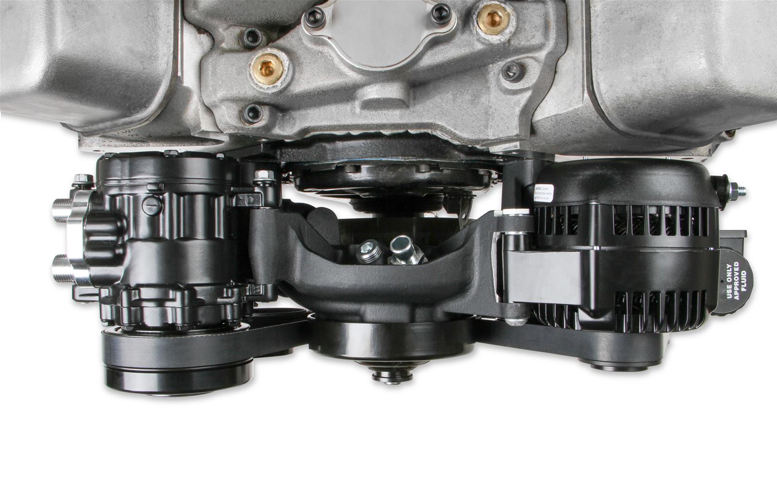 Holley 20-242BK Holley Mid-Mount Complete Accessory Systems - Zander Auto Parts