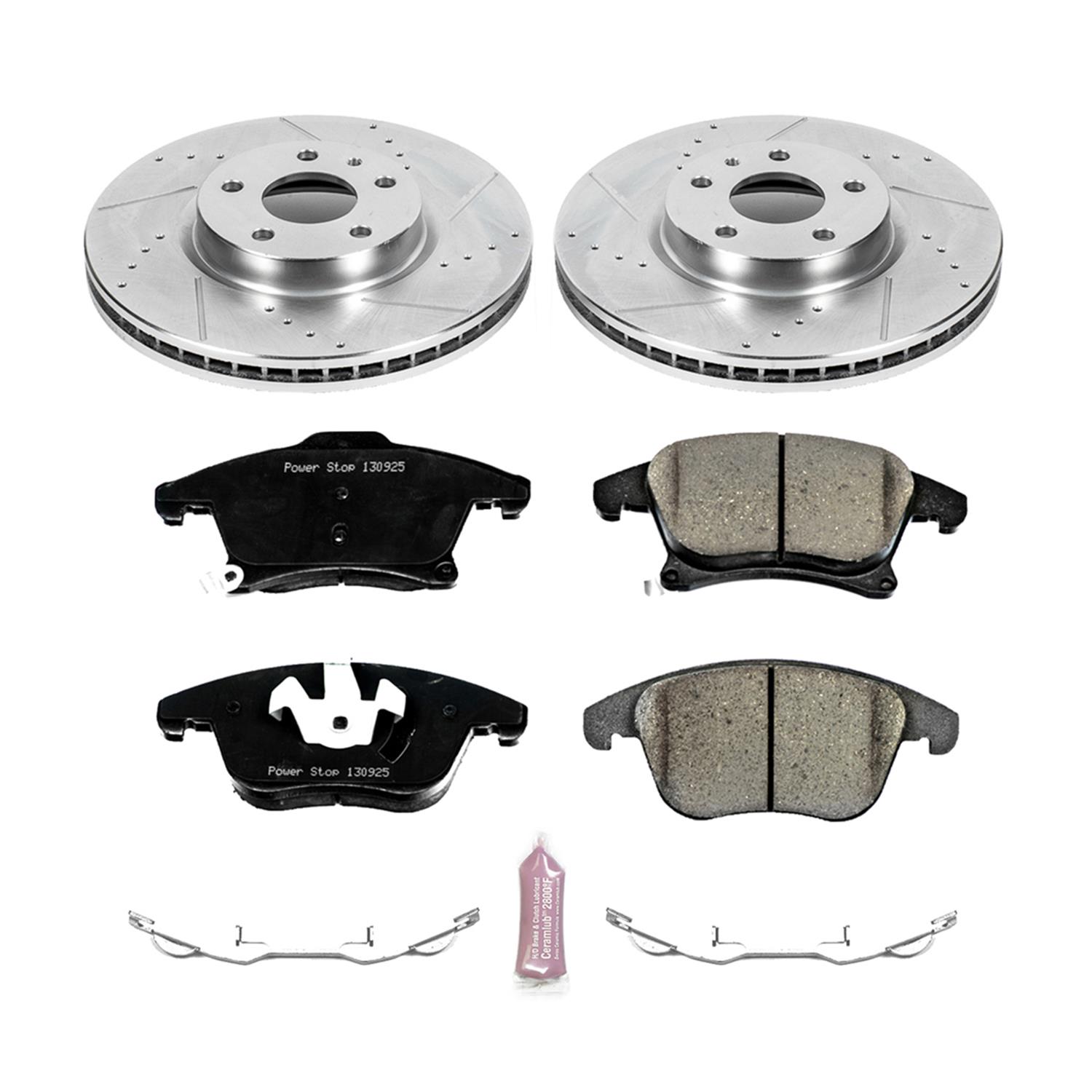 PowerStop K6399 PowerStop Z23 Evolution Sport Brake Upgrade Kits - Zander Auto Parts