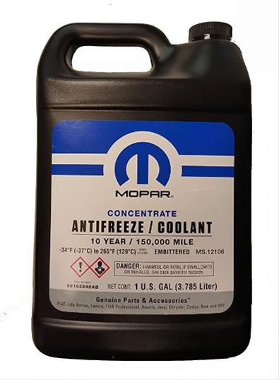Mopar Replacement 68163848AB Mopar Replacement OAT 10-Year/150,000 Mile Concentrate Antifreeze Coolant - Zander Auto Parts