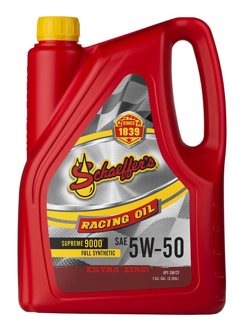Schaeffer Manufacturing Company 9001-006-1 Schaeffer's Supreme 9000 Full Synthetic Racing Oil - Zander Auto Parts