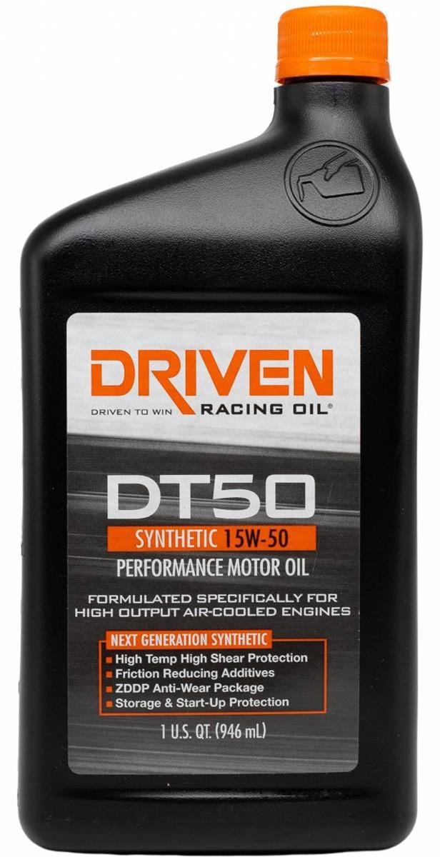 Driven Racing Oil 02806 Driven Racing Oil DT50 Synthetic Air-Cooled High Performance Motor Oil - Zander Auto Parts