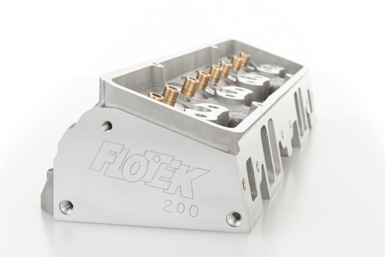 Flotek 1200-HRSB-505S FLOTEK 200cc Small Block Chevy Cylinder Heads - Zander Auto Parts