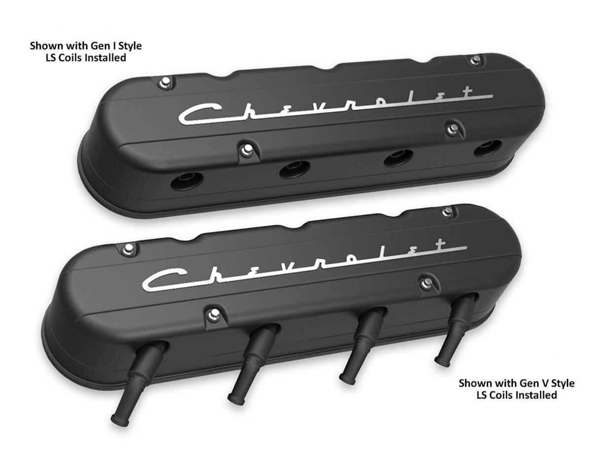 Holley 241-177 Holley Aluminum LS Valve Covers - Zander Auto Parts
