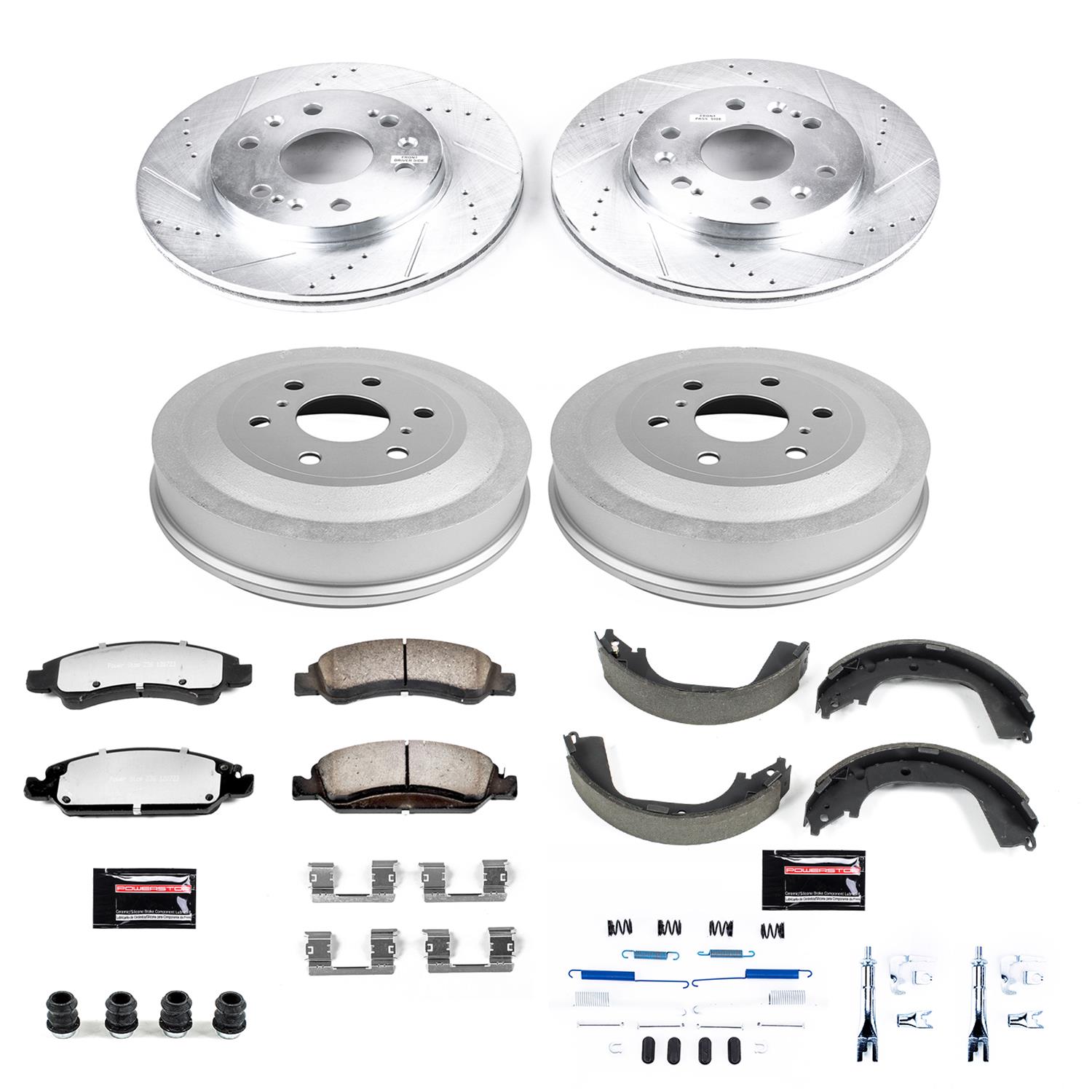 PowerStop K15263DK-36 PowerStop Z36 Truck and Tow Brake Upgrade Kits - Zander Auto Parts
