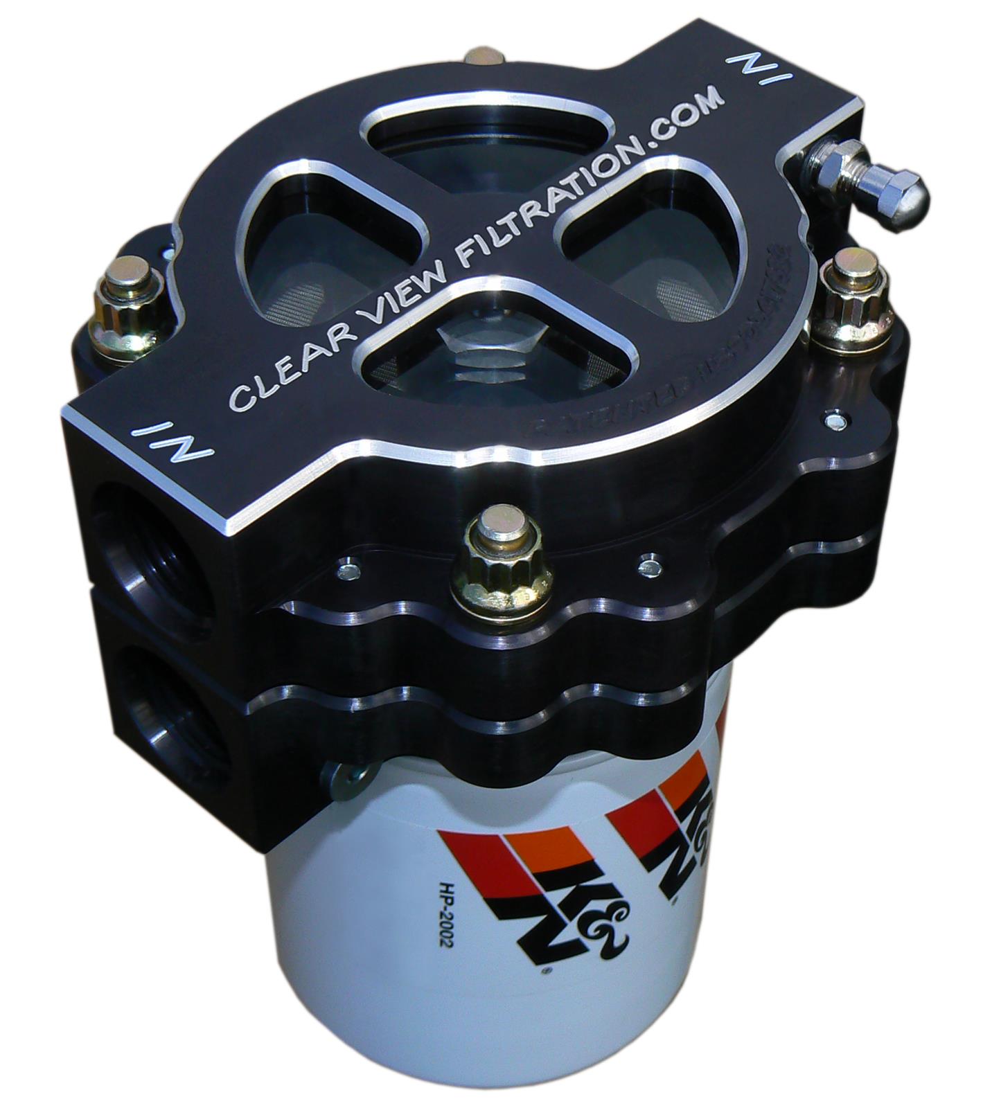 Clear View Filtration 400-115-B Clear View Filtration Screw-On See Through Oil Filters - Zander Auto Parts