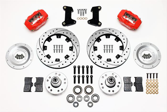 Wilwood Disc Brakes 140-10440-DR Wilwood Forged Dynalite Big Brake Front Brake Kits - Zander Auto Parts
