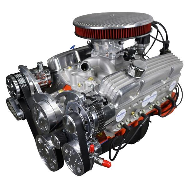 BluePrint Engines BP38318CTFKV BluePrint Engines Low Profile GM 383 C.I.D. 436 HP Dressed EFI Long Block Crate Engines - Zander Auto Parts