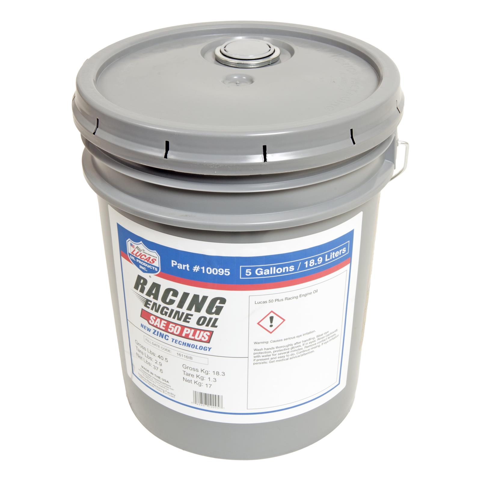 Lucas Oil 10095 Lucas Plus Racing Oil - Zander Auto Parts