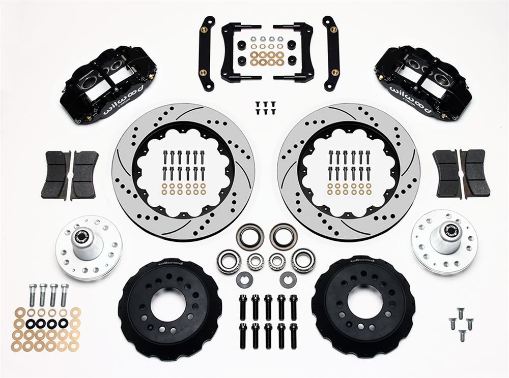 Wilwood Disc Brakes 140-10486-D Wilwood Forged Narrow Superlite 6R Big Brake Front Brake Kits - Zander Auto Parts