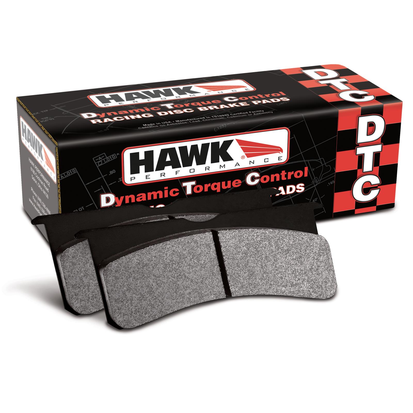 Hawk Performance HB148G.560 Hawk Performance DTC 60 Brake Pads - Zander Auto Parts