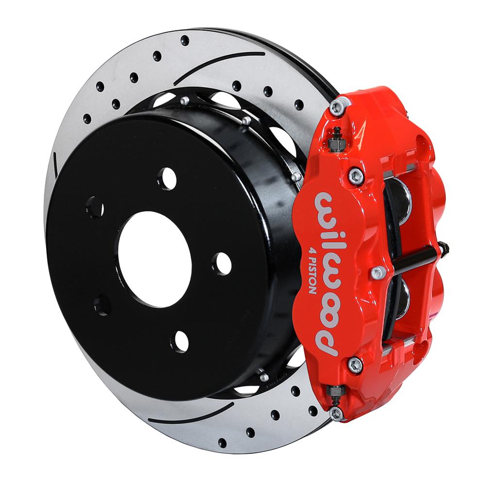 Wilwood Disc Brakes 140-17542-DR Wilwood Superlite 4R Rear Drum-to-Disc Brake Kits - Zander Auto Parts