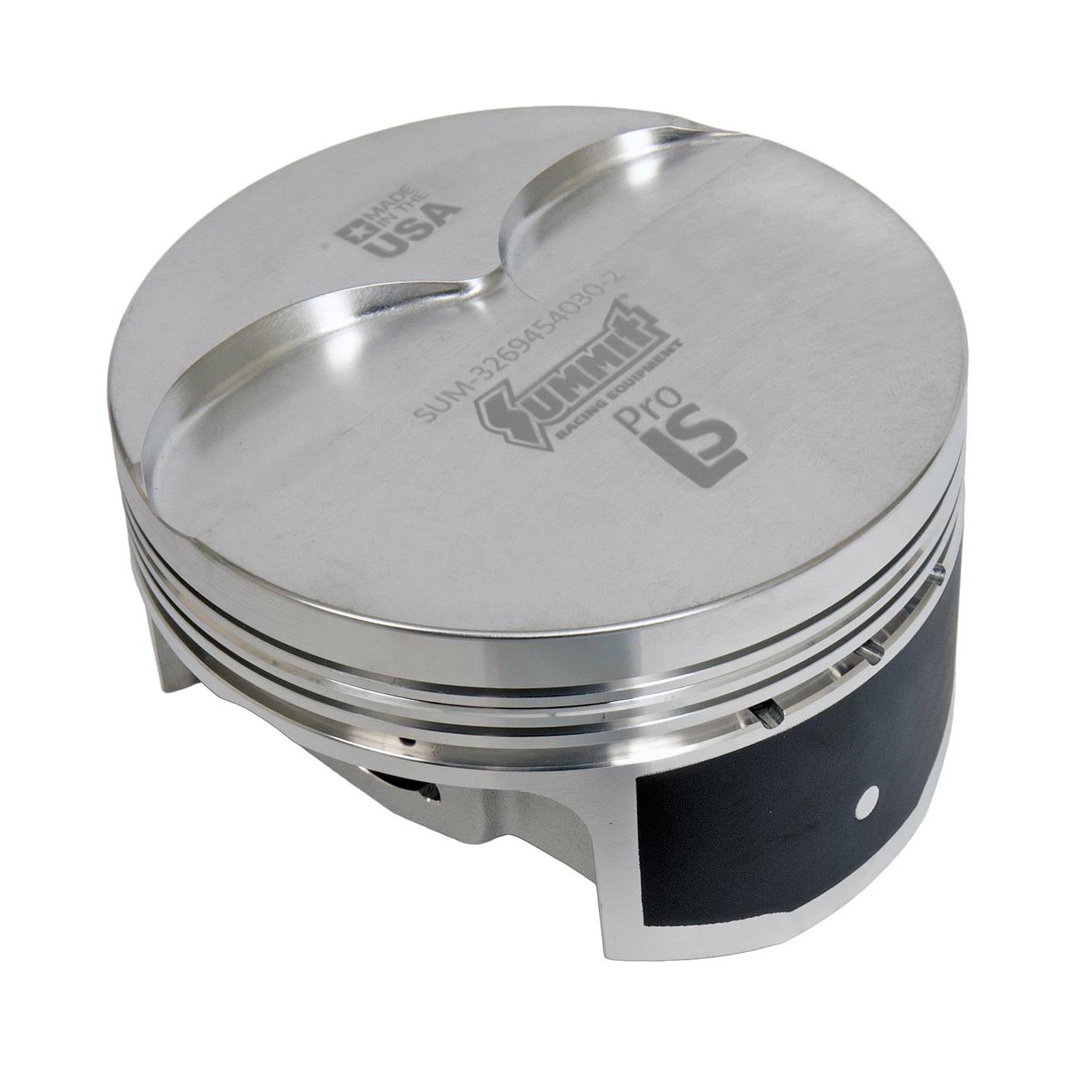 Summit Racing SUM-3269454030-2 Summit Racing™ Pro LS Forged Pistons - Zander Auto Parts