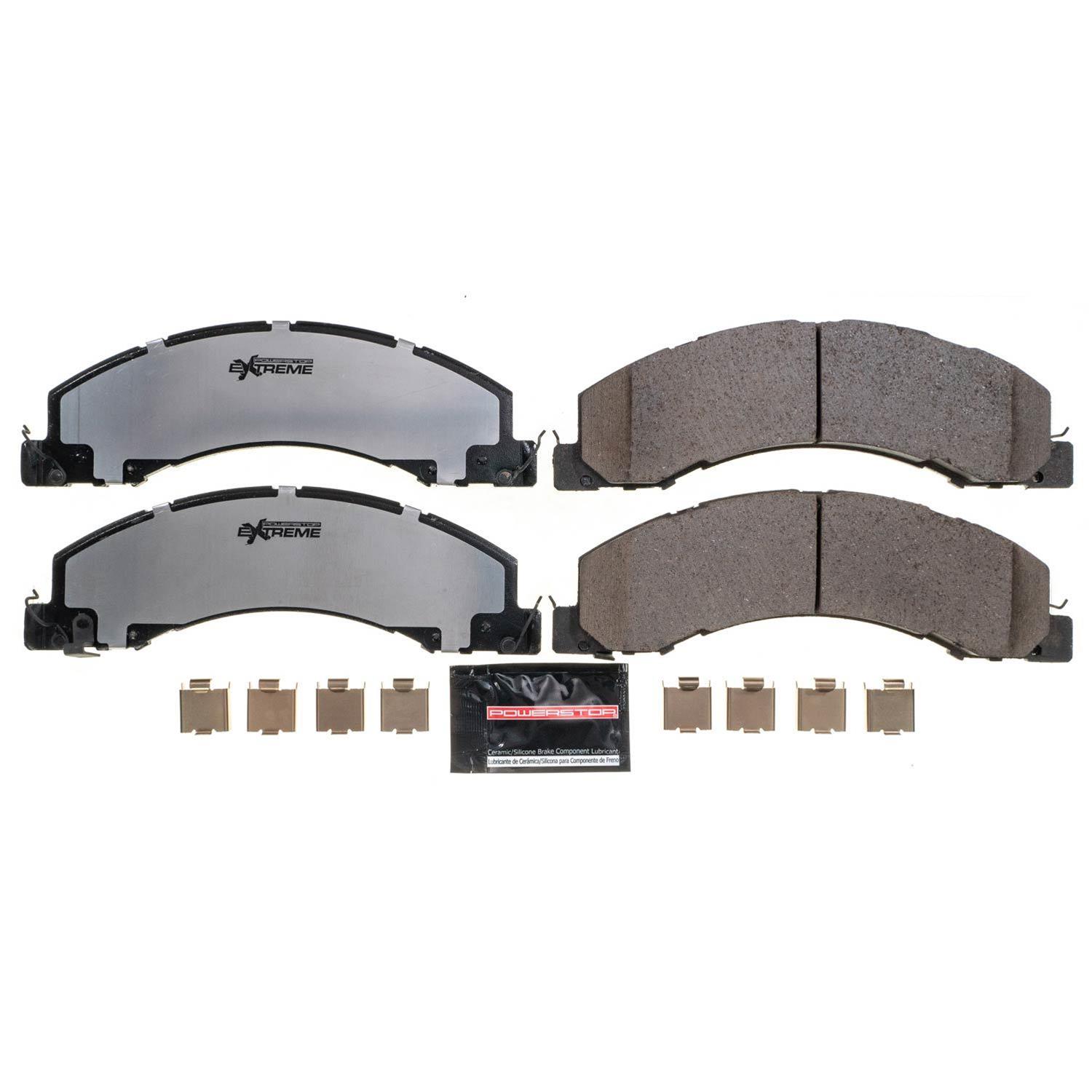 PowerStop Z36-1335 PowerStop Z36 Truck and Tow Brake Pads and Hardware Kits - Zander Auto Parts