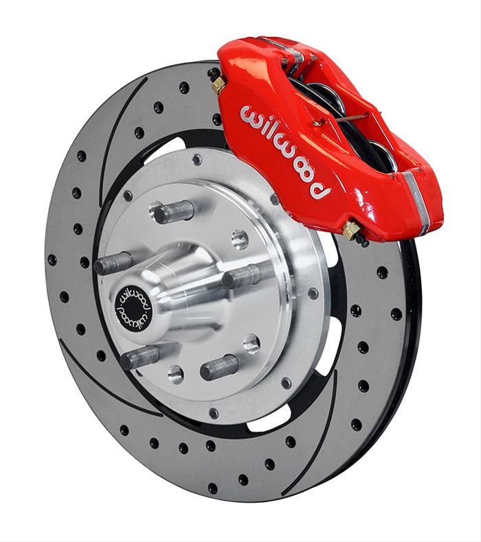 Wilwood Disc Brakes 140-11072-DR Wilwood Forged Dynalite Big Brake Front Brake Kits - Zander Auto Parts