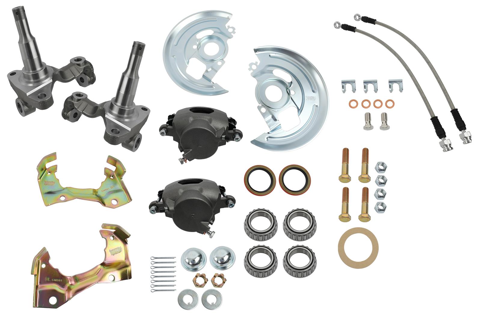 The Right Stuff AFXDC45C The Right Stuff 4-Wheel Disc Brake Conversion Kits - Zander Auto Parts
