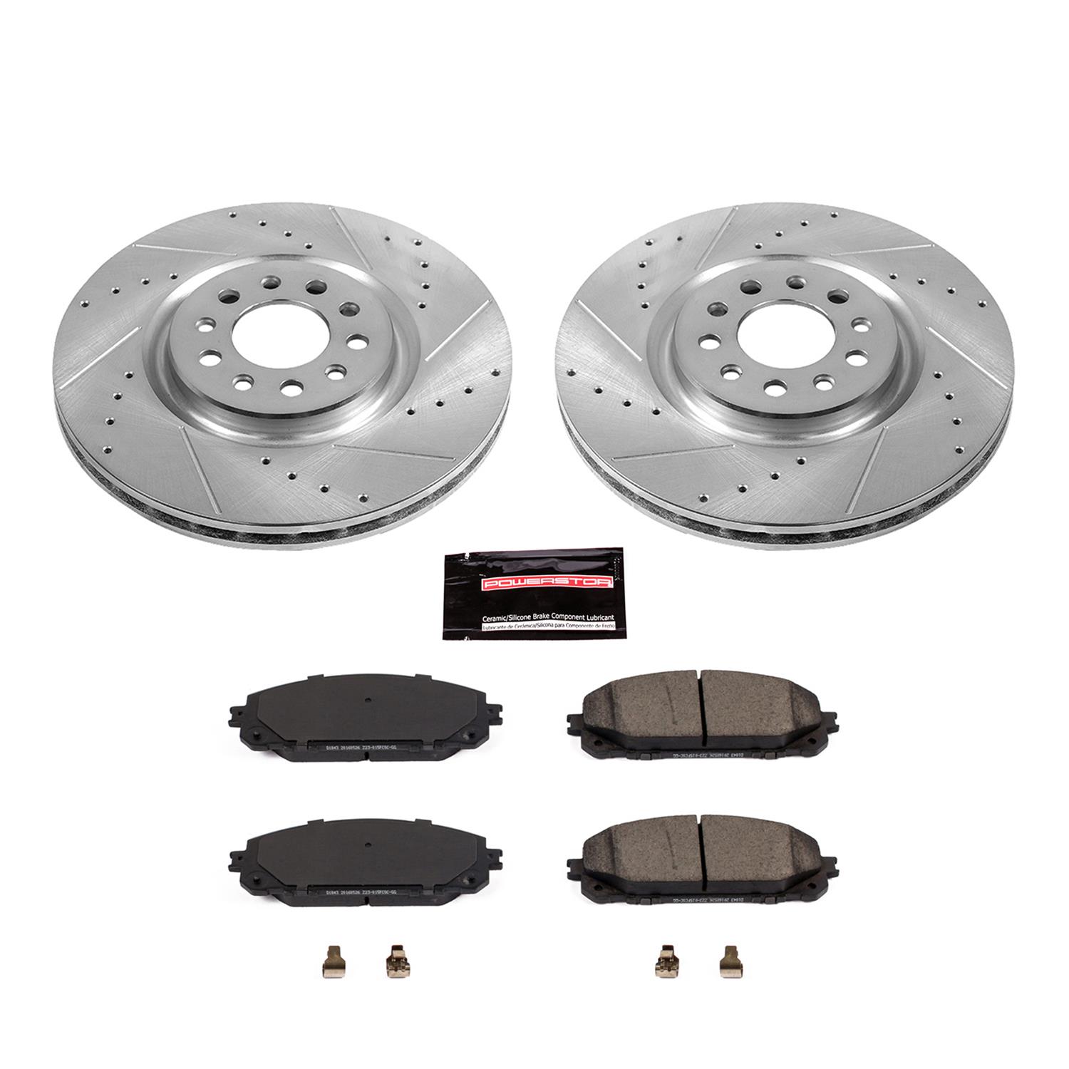 PowerStop K7414 PowerStop Z23 Evolution Sport Brake Upgrade Kits - Zander Auto Parts