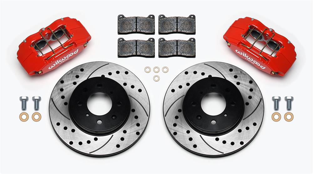 Wilwood Disc Brakes 140-12996-DR Wilwood Forged DPHA Front Caliper and Rotor Kits - Zander Auto Parts