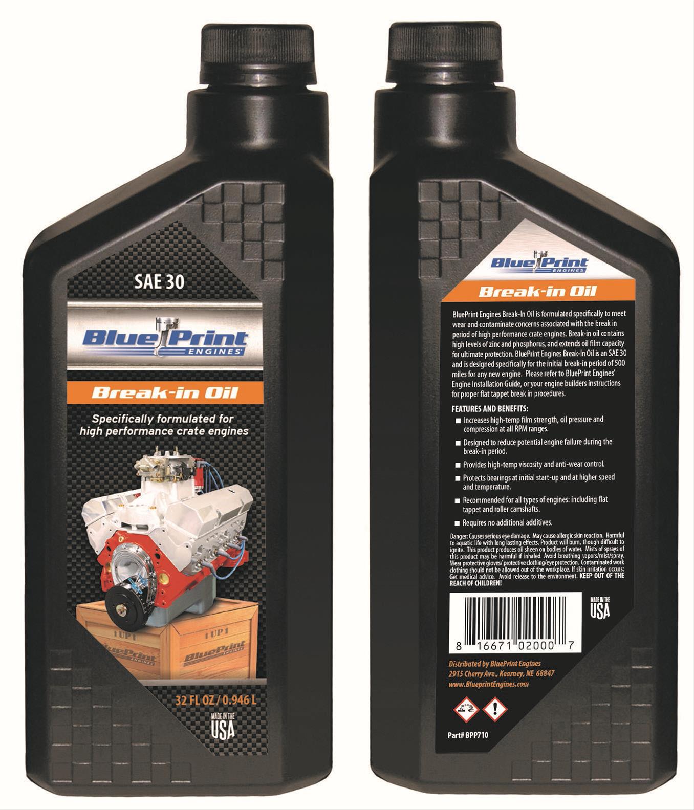 BluePrint Engines BPP6PK710 BluePrint Engines Break-In Oil - Zander Auto Parts
