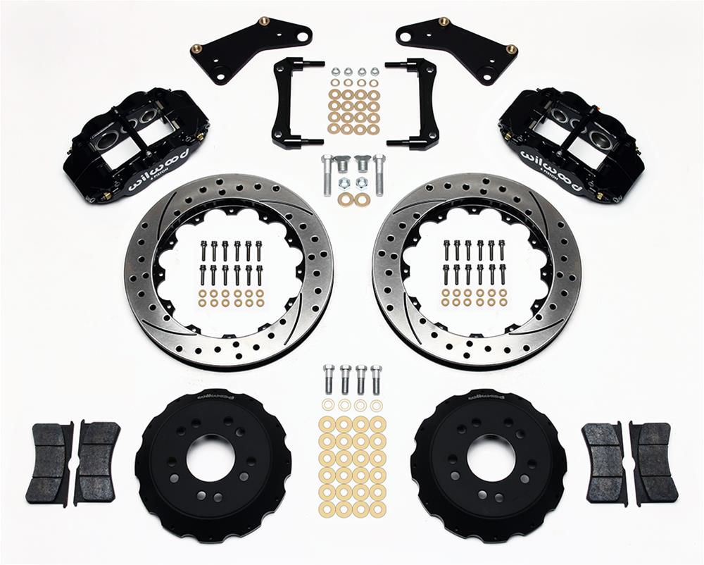 Wilwood Disc Brakes 140-10616-D Wilwood Forged Narrow Superlite 6R Big Brake Front Brake Kits - Zander Auto Parts