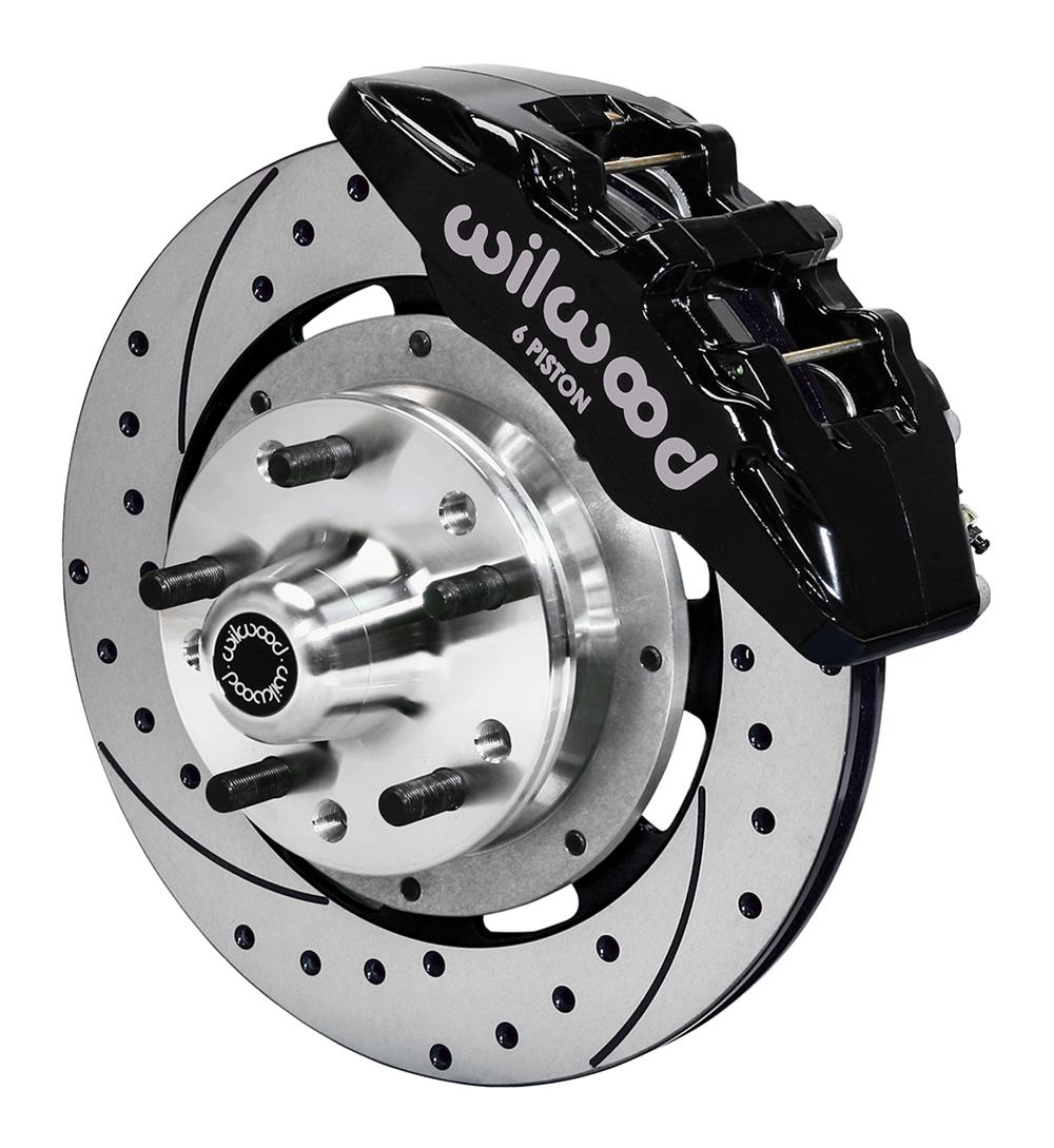 Wilwood Disc Brakes 140-12947-D Wilwood Forged DynaPro 6 Big Brake Front Brake Kits - Zander Auto Parts