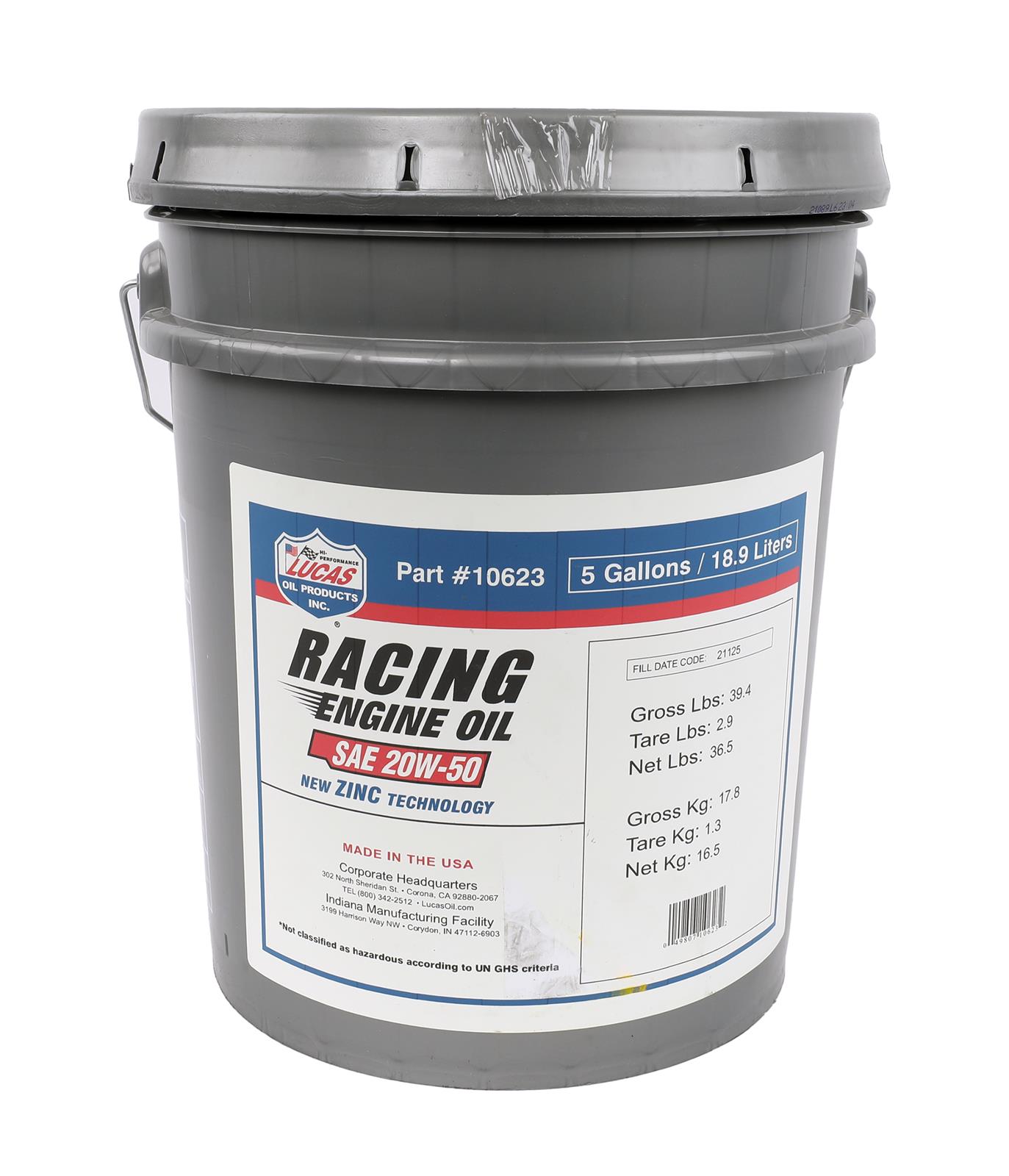 Lucas Oil 10623 Lucas Racing-Only High Performance Motor Oil - Zander Auto Parts
