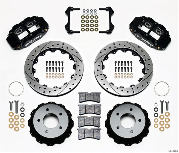 Wilwood Disc Brakes 140-11920-D Wilwood Forged Narrow Superlite 4R Big Brake Rear Parking Brake Kits - Zander Auto Parts