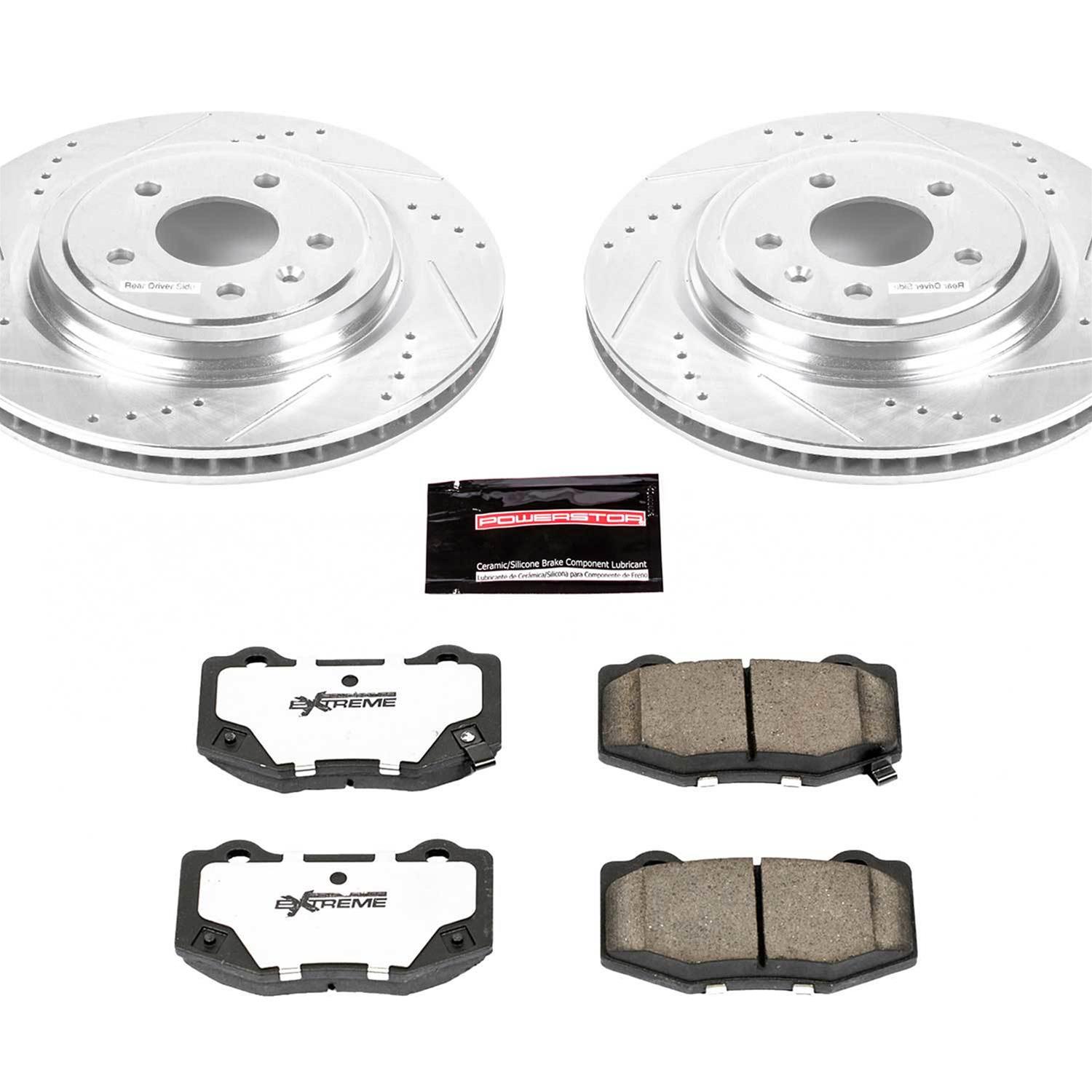 PowerStop K6535-26 PowerStop Z26 Street Warrior Brake Upgrade Kits - Zander Auto Parts