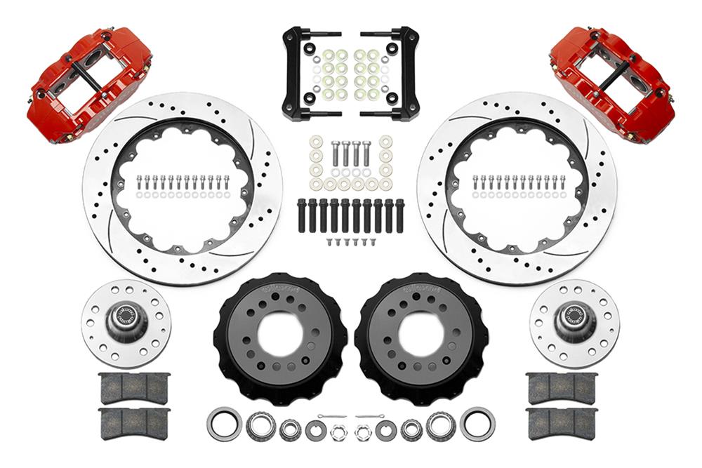 Wilwood Disc Brakes 140-15911-DR Wilwood Forged Narrow Superlite 6R Big Brake Front Brake Kits - Zander Auto Parts