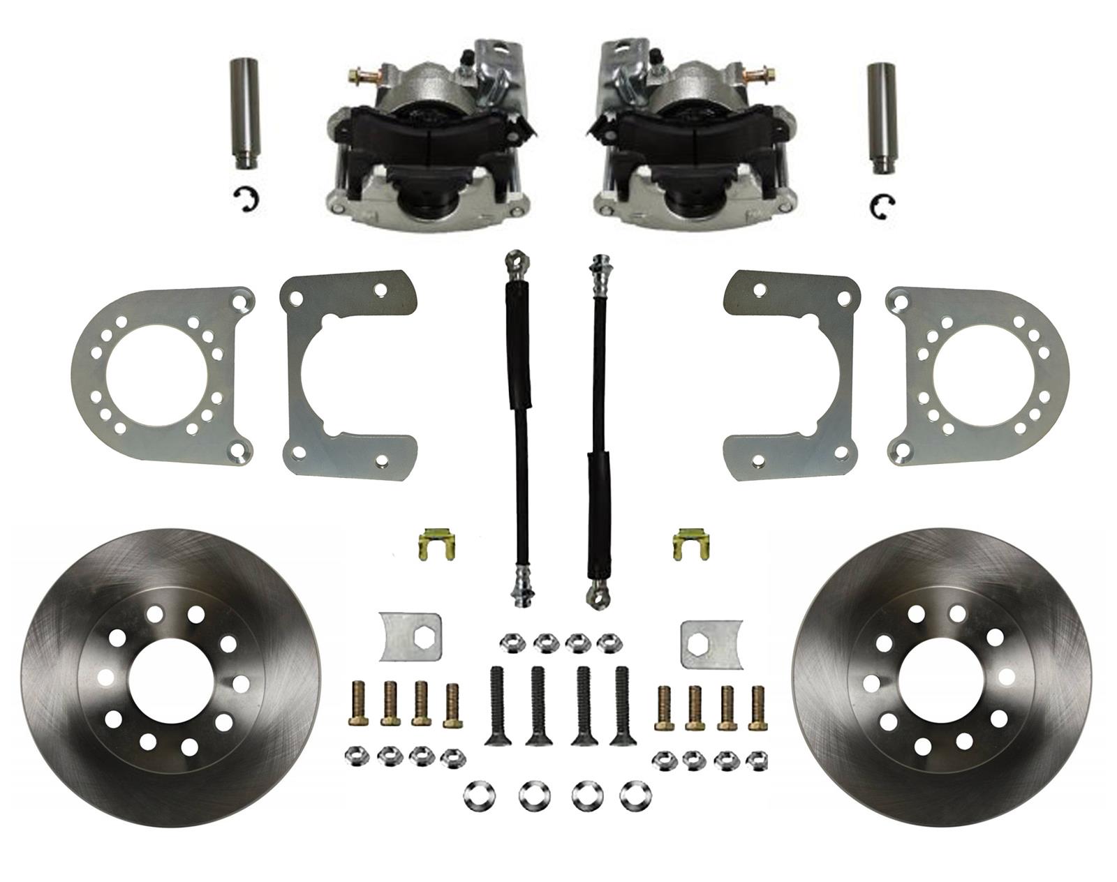 Leed Brakes RC6002 LEED Brakes Rear Disc Brake Conversion Kits - Zander Auto Parts
