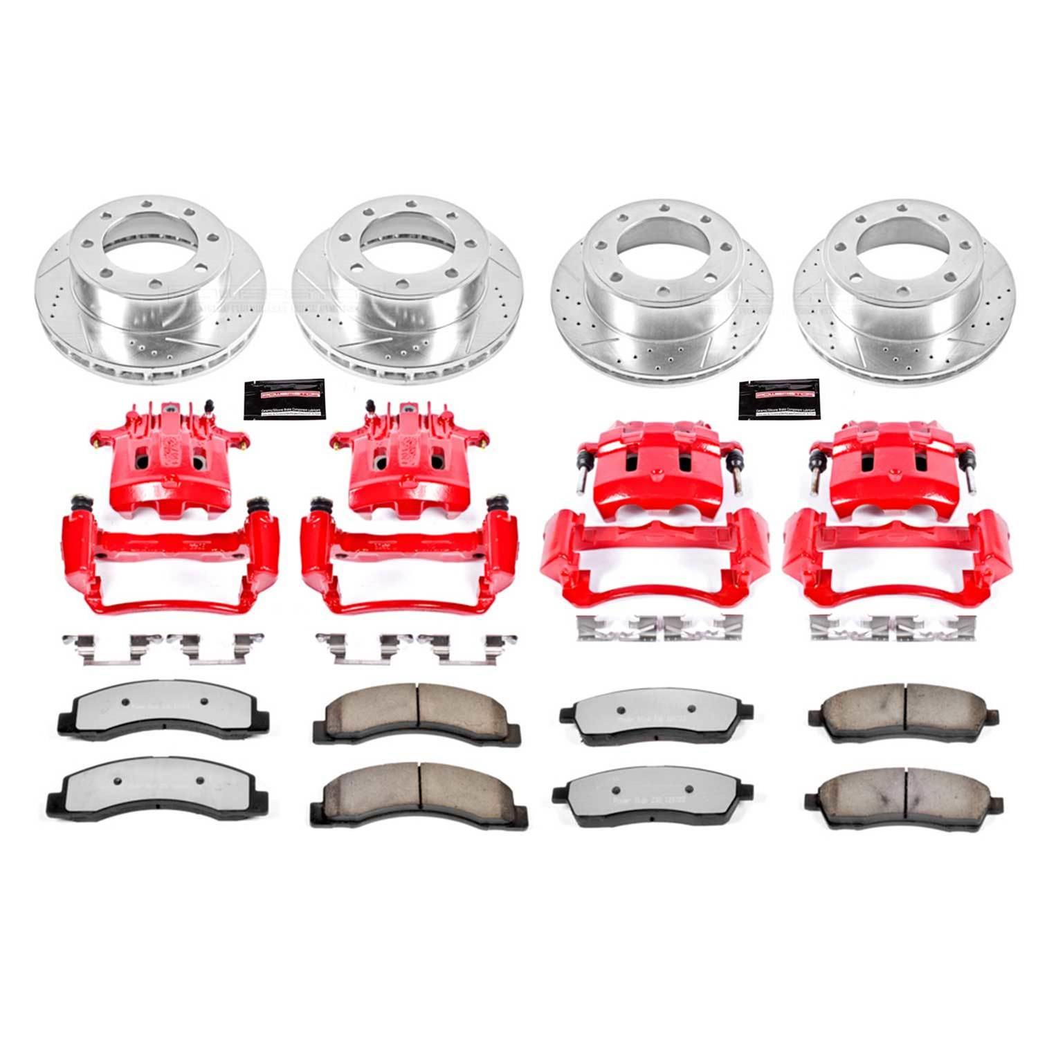 PowerStop KC1906-36 PowerStop Z36 Truck and Tow Brake Upgrade Kits with Calipers - Zander Auto Parts