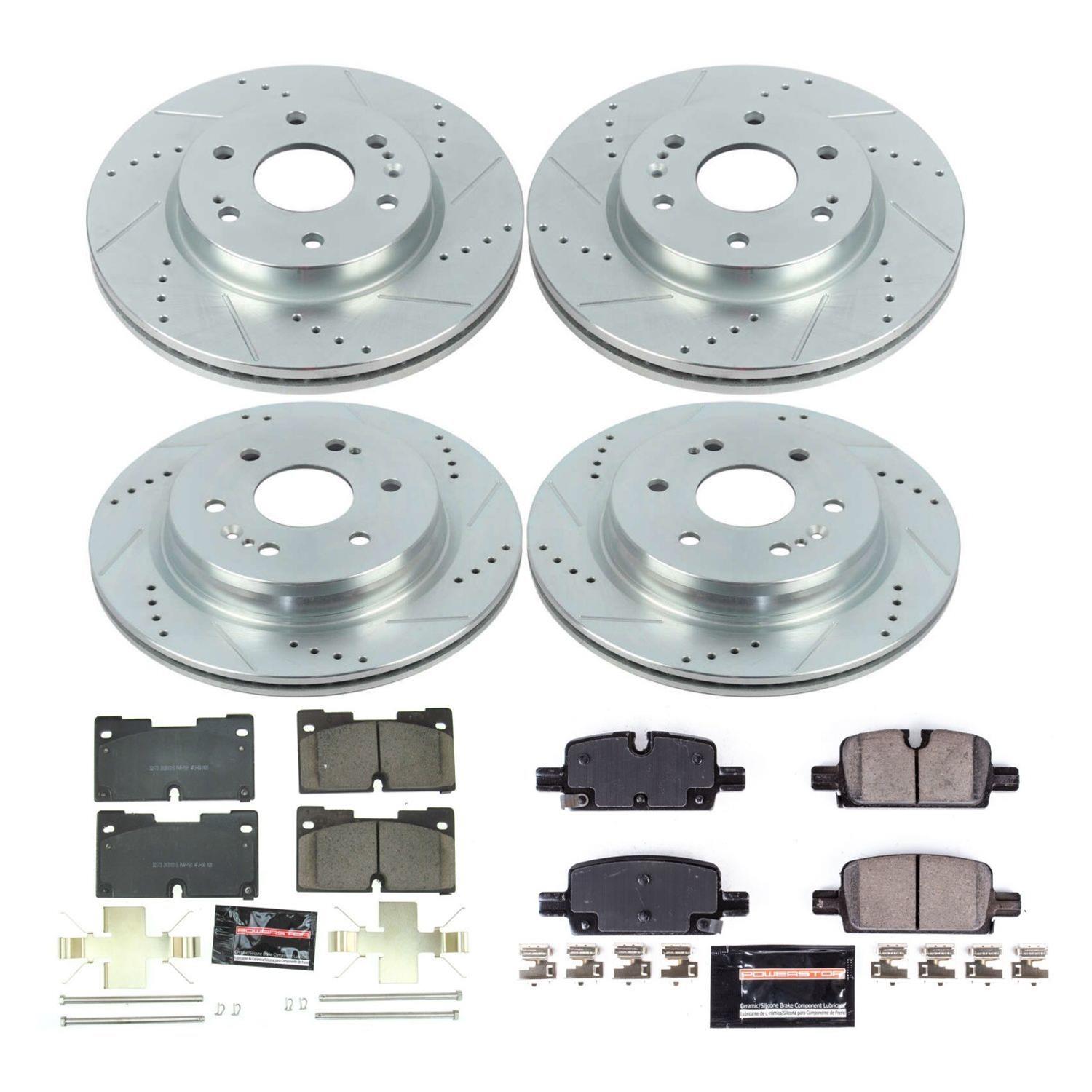 PowerStop K8171 PowerStop Z23 Evolution Sport Brake Upgrade Kits - Zander Auto Parts