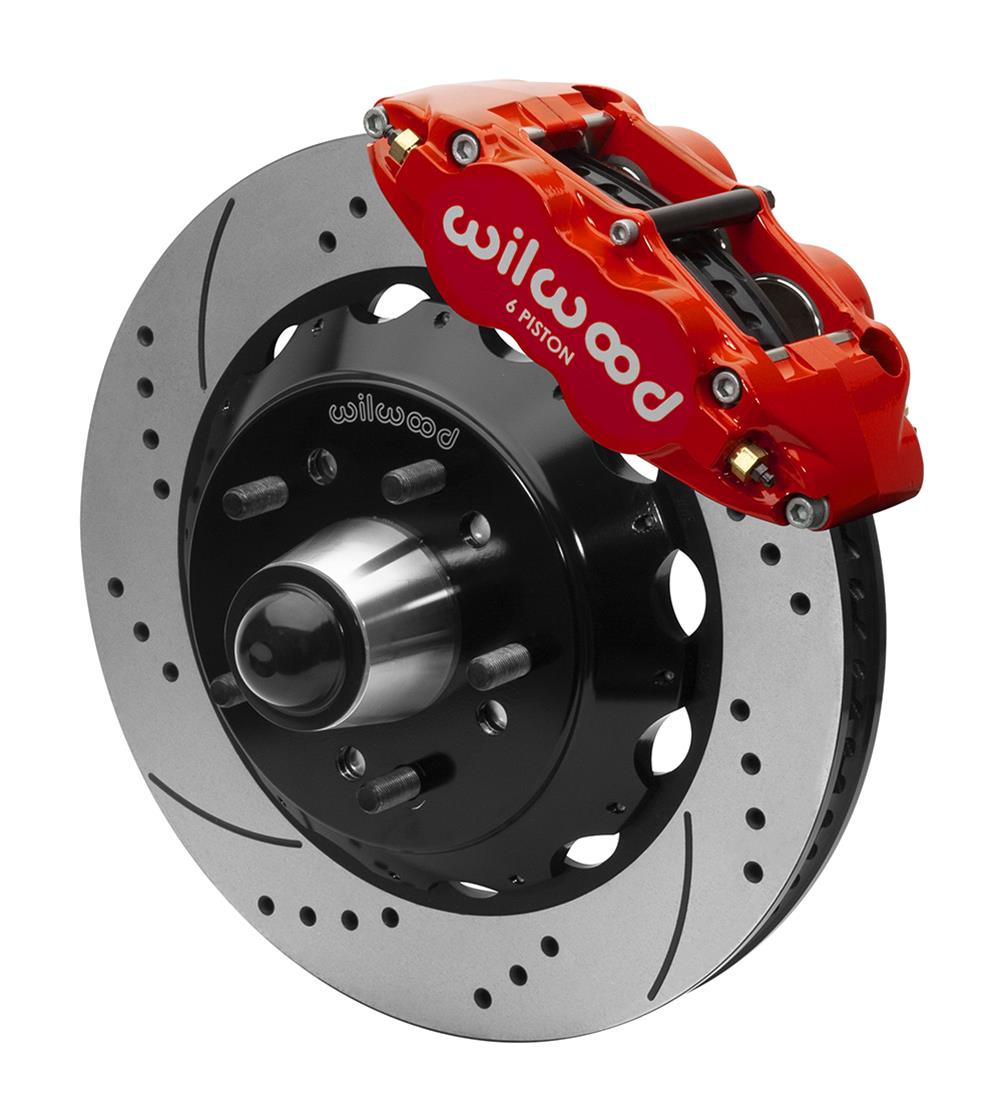 Wilwood Disc Brakes 140-15950-DR Wilwood Forged Narrow Superlite 6R Big Brake Front Brake Kits - Zander Auto Parts