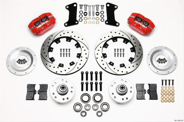 Wilwood Disc Brakes 140-13203-DR Wilwood DynaPro Dust-Boot Big Brake Front Brake Kits - Zander Auto Parts