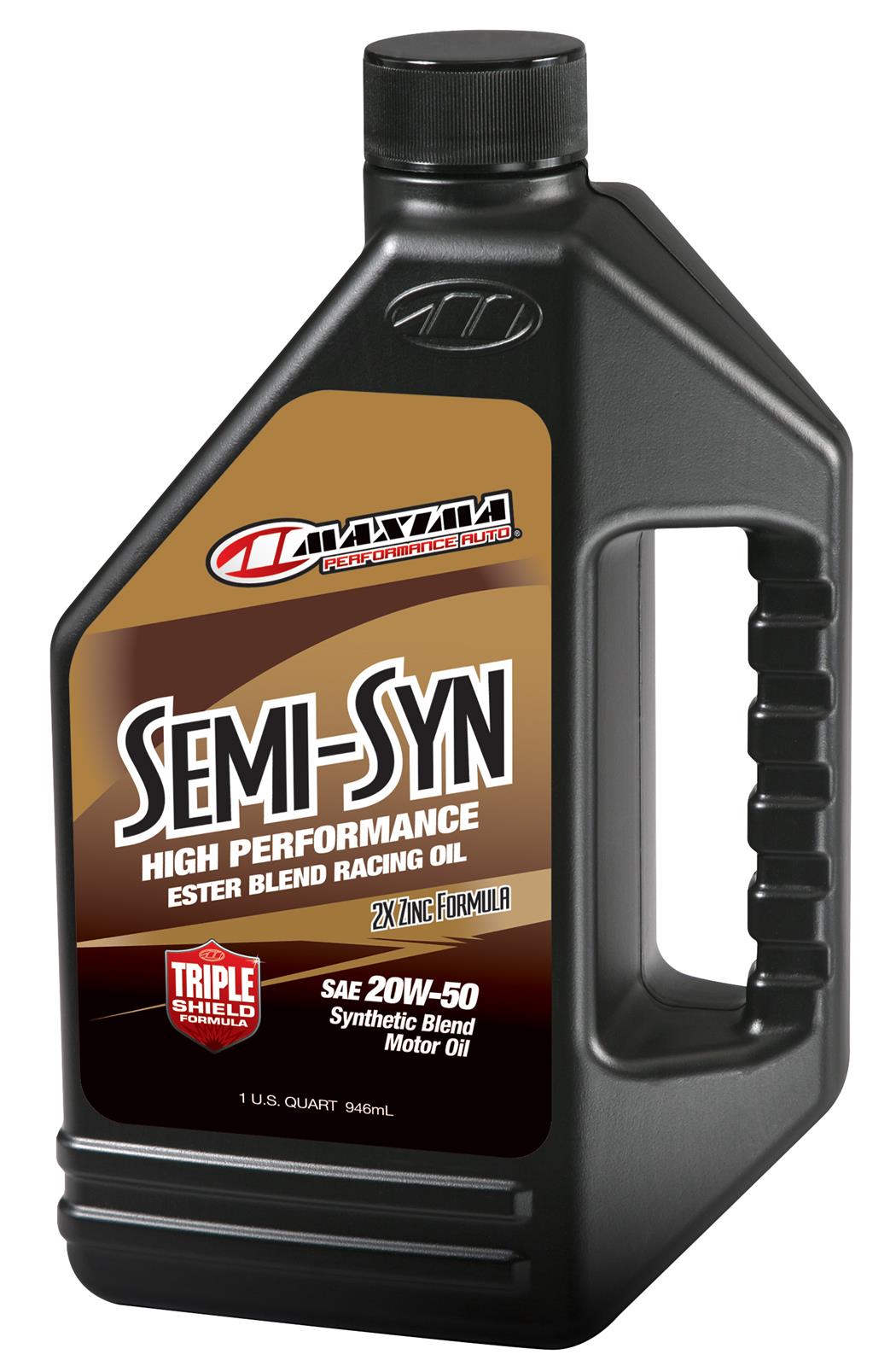 Maxima Racing Oils - Automotive 39-359128B Maxima SEMI-SYN Semi-Synthetic Oil - Zander Auto Parts